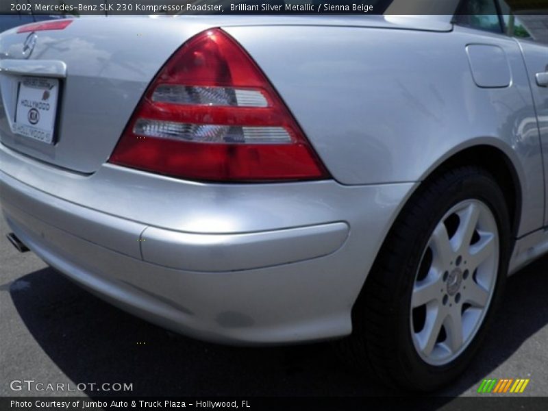 Brilliant Silver Metallic / Sienna Beige 2002 Mercedes-Benz SLK 230 Kompressor Roadster