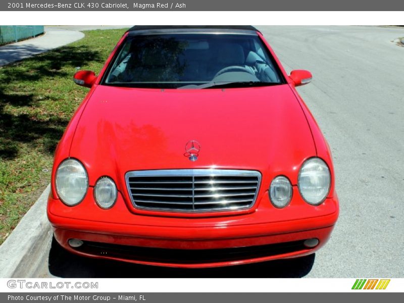Magma Red / Ash 2001 Mercedes-Benz CLK 430 Cabriolet