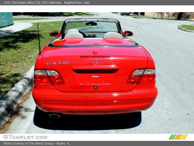 Magma Red / Ash 2001 Mercedes-Benz CLK 430 Cabriolet