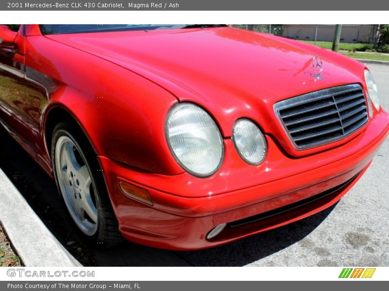 Magma Red / Ash 2001 Mercedes-Benz CLK 430 Cabriolet