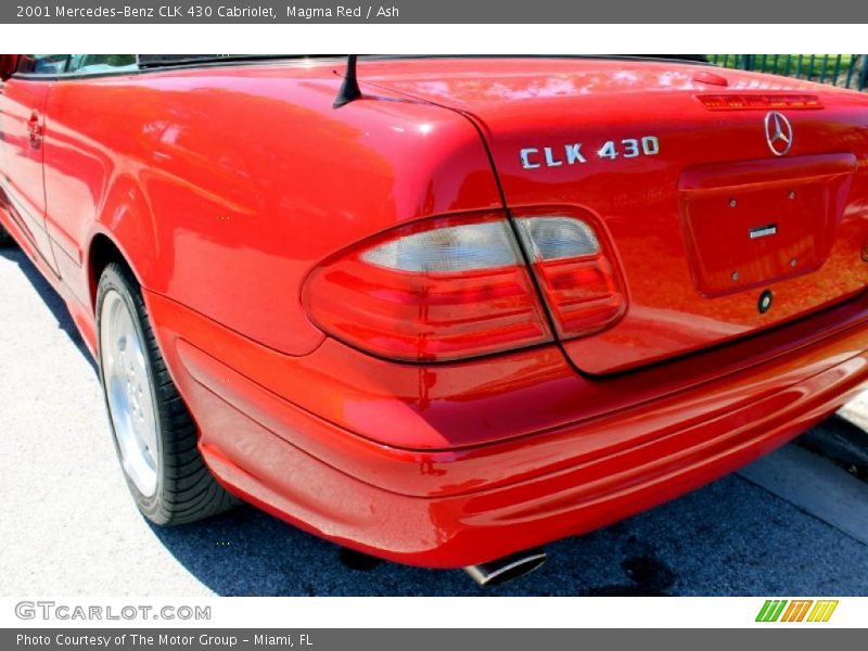 Magma Red / Ash 2001 Mercedes-Benz CLK 430 Cabriolet