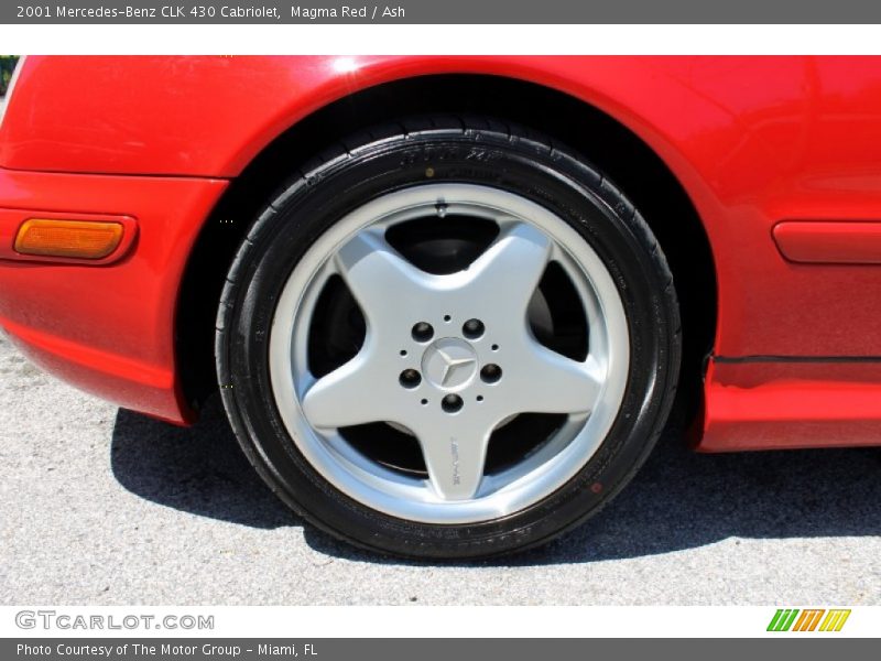 Magma Red / Ash 2001 Mercedes-Benz CLK 430 Cabriolet
