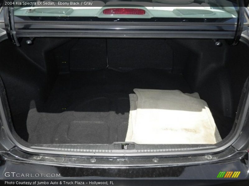 Ebony Black / Gray 2004 Kia Spectra EX Sedan