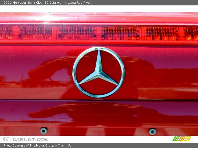 Magma Red / Ash 2001 Mercedes-Benz CLK 430 Cabriolet