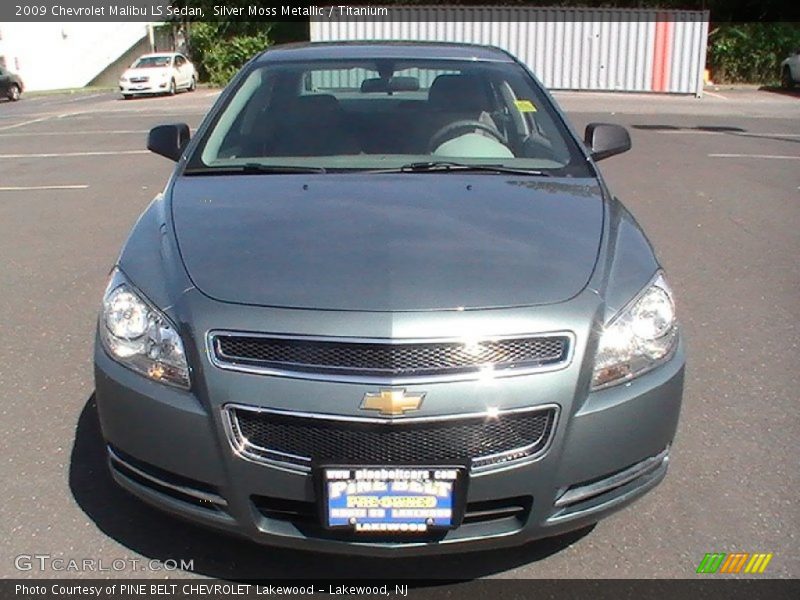 Silver Moss Metallic / Titanium 2009 Chevrolet Malibu LS Sedan