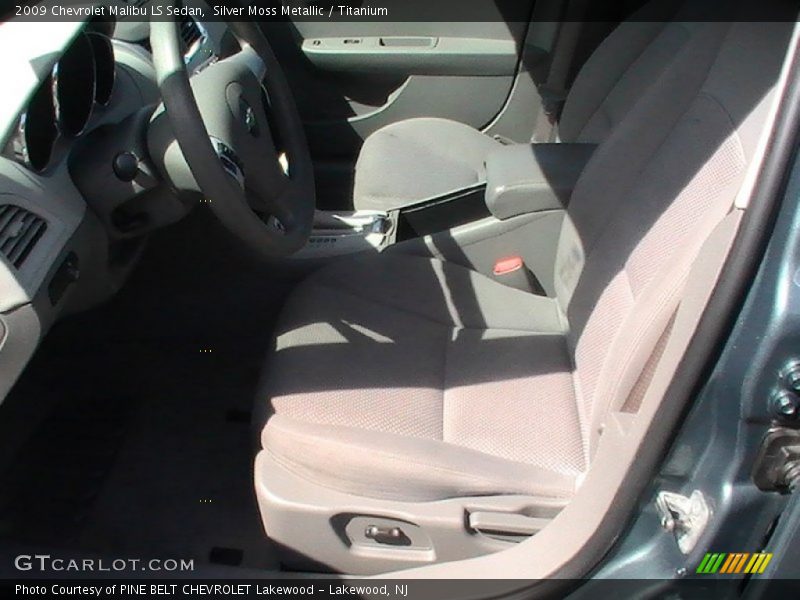 Silver Moss Metallic / Titanium 2009 Chevrolet Malibu LS Sedan
