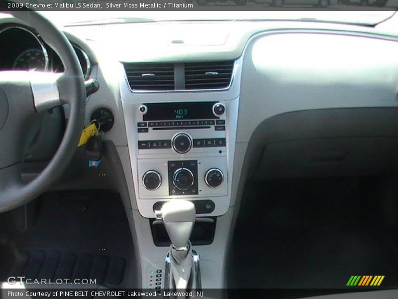Silver Moss Metallic / Titanium 2009 Chevrolet Malibu LS Sedan