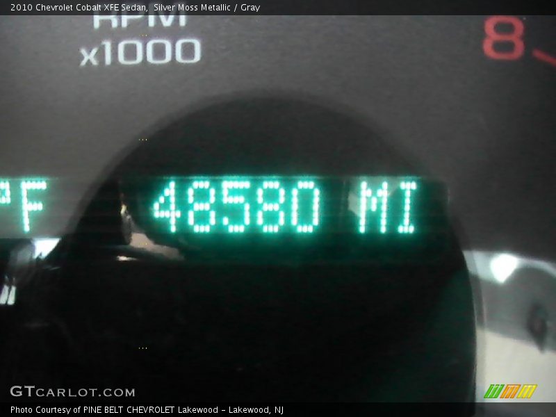 Silver Moss Metallic / Gray 2010 Chevrolet Cobalt XFE Sedan