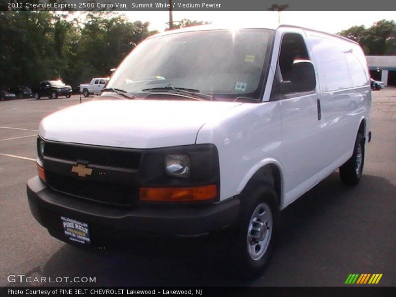 Summit White / Medium Pewter 2012 Chevrolet Express 2500 Cargo Van