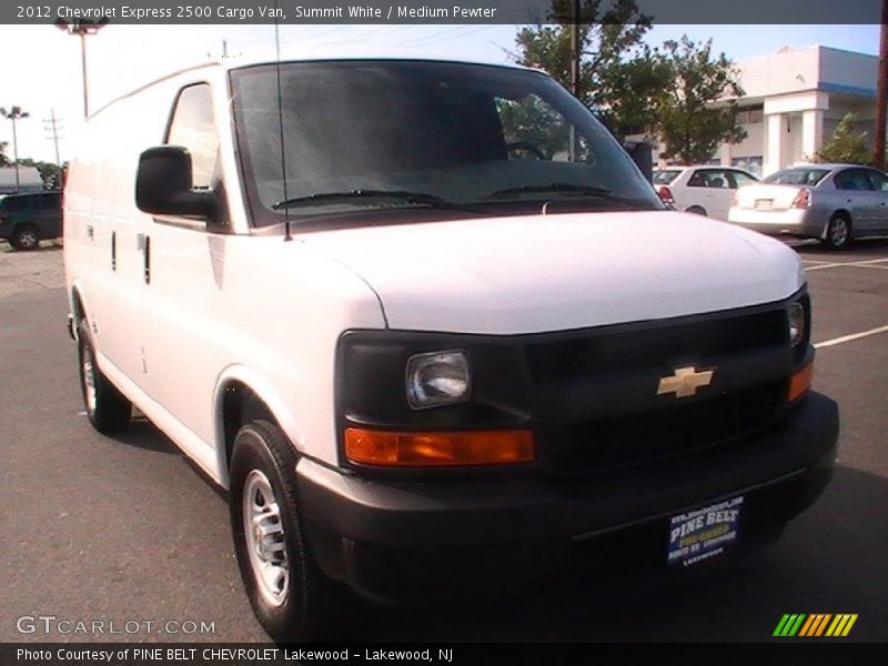 Summit White / Medium Pewter 2012 Chevrolet Express 2500 Cargo Van