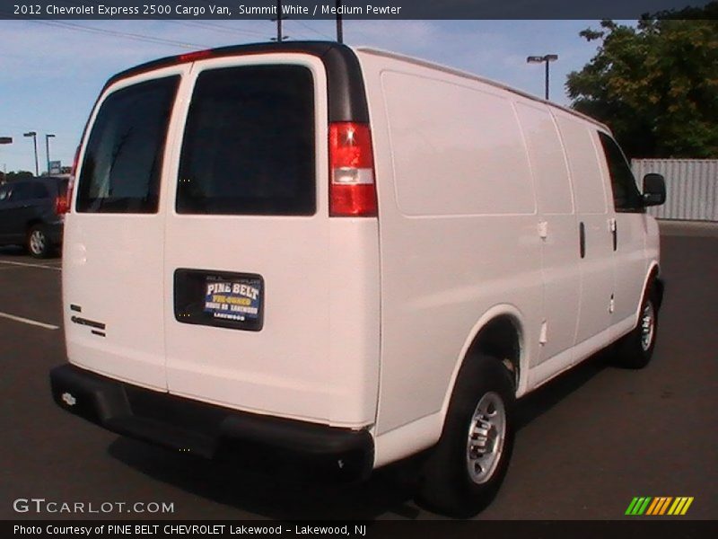 Summit White / Medium Pewter 2012 Chevrolet Express 2500 Cargo Van