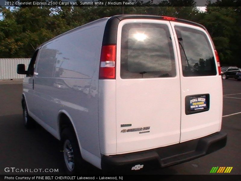 Summit White / Medium Pewter 2012 Chevrolet Express 2500 Cargo Van
