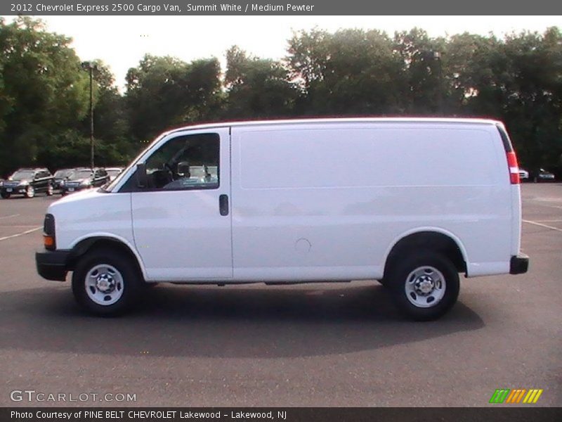Summit White / Medium Pewter 2012 Chevrolet Express 2500 Cargo Van