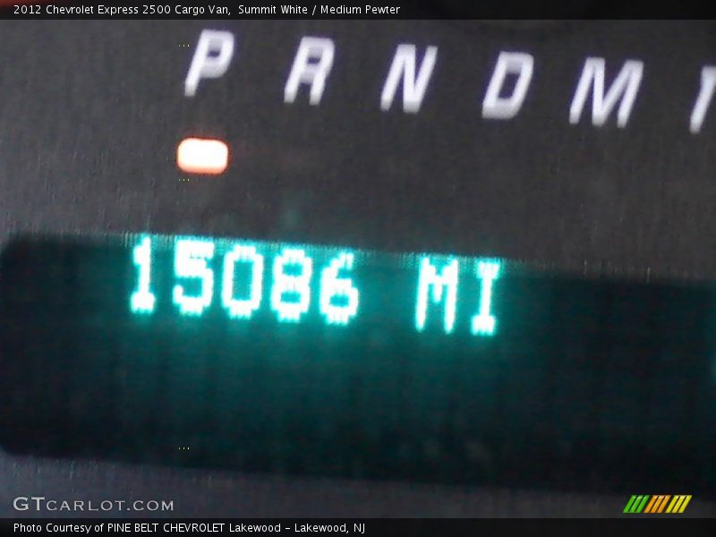 Summit White / Medium Pewter 2012 Chevrolet Express 2500 Cargo Van