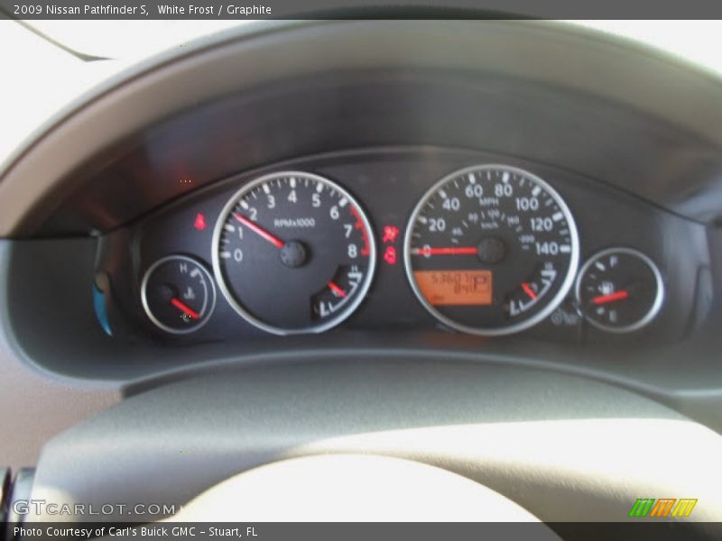 White Frost / Graphite 2009 Nissan Pathfinder S
