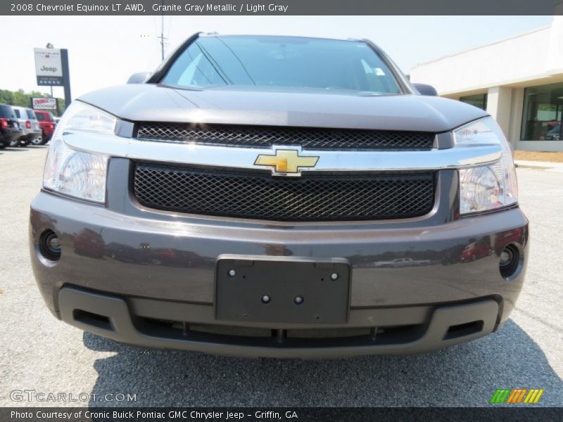 Granite Gray Metallic / Light Gray 2008 Chevrolet Equinox LT AWD