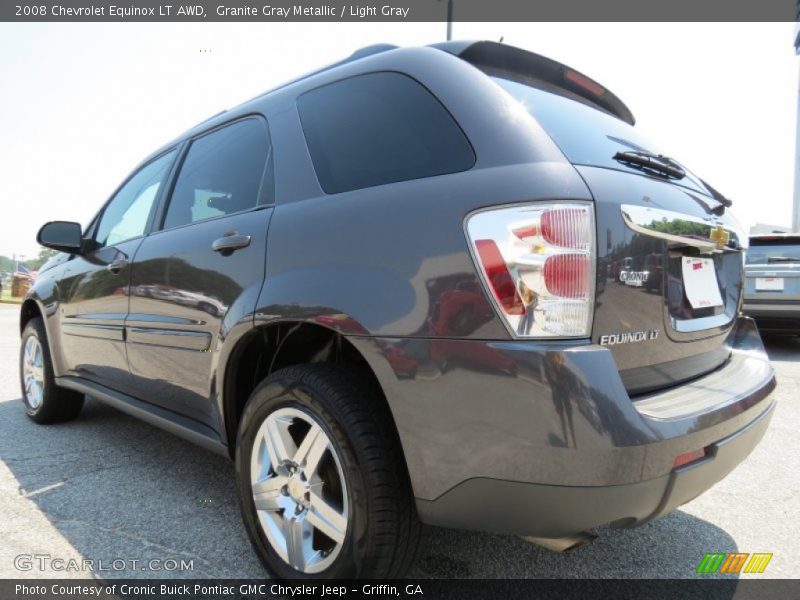 Granite Gray Metallic / Light Gray 2008 Chevrolet Equinox LT AWD
