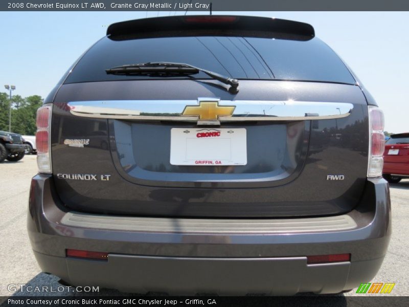 Granite Gray Metallic / Light Gray 2008 Chevrolet Equinox LT AWD