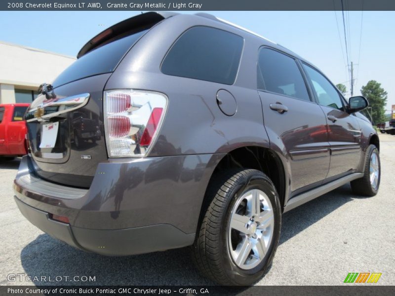 Granite Gray Metallic / Light Gray 2008 Chevrolet Equinox LT AWD