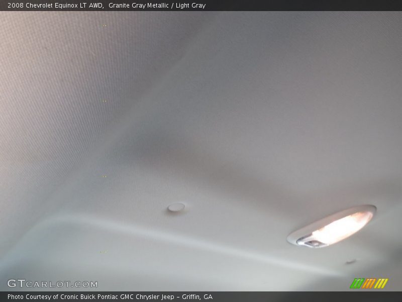 Granite Gray Metallic / Light Gray 2008 Chevrolet Equinox LT AWD