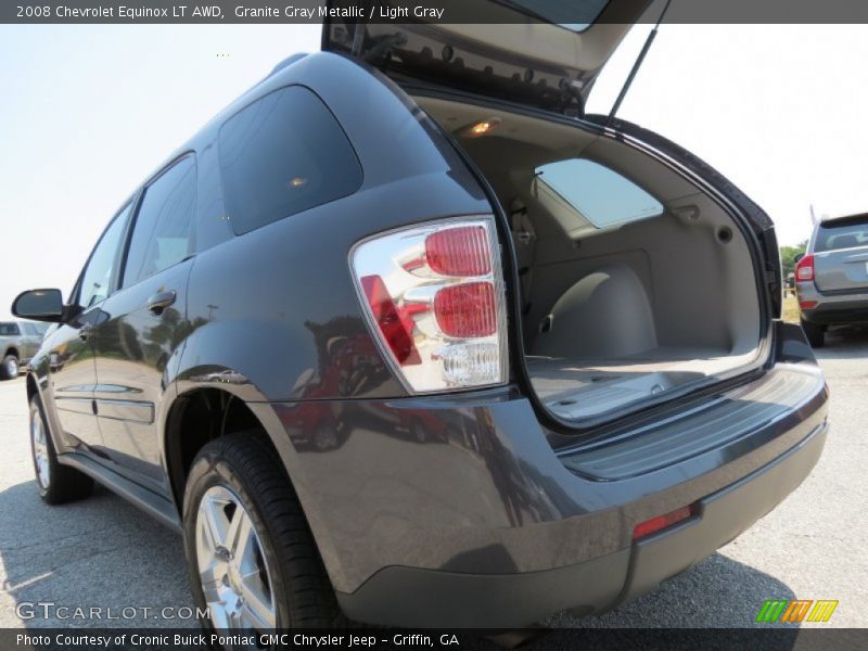 Granite Gray Metallic / Light Gray 2008 Chevrolet Equinox LT AWD