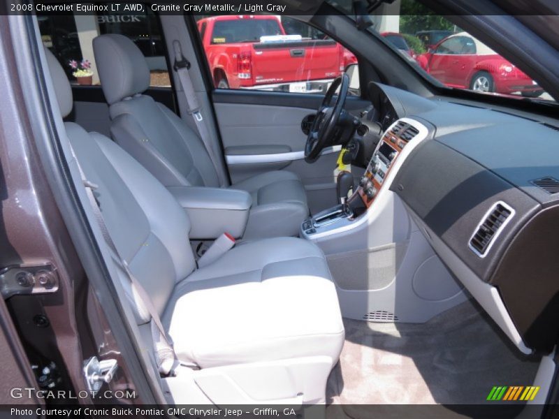 Granite Gray Metallic / Light Gray 2008 Chevrolet Equinox LT AWD