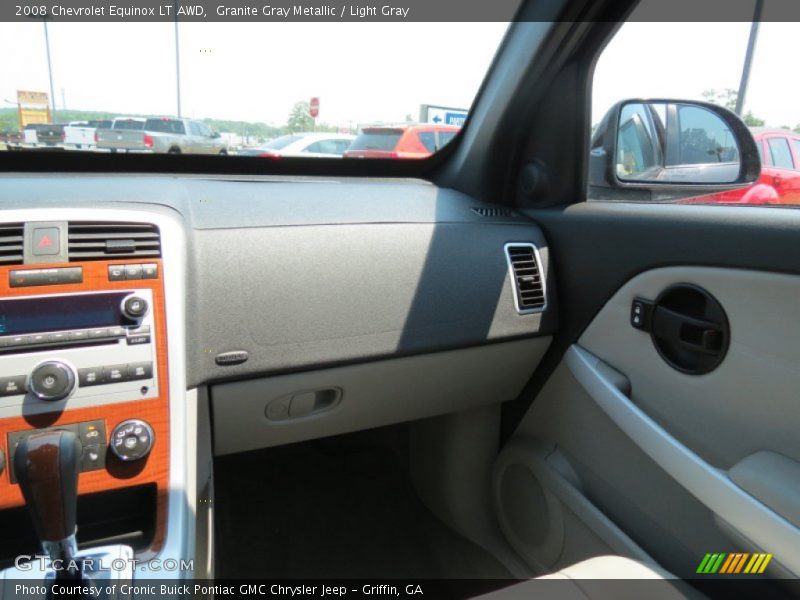 Granite Gray Metallic / Light Gray 2008 Chevrolet Equinox LT AWD