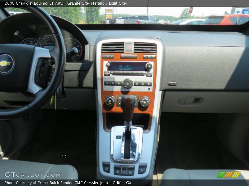 Granite Gray Metallic / Light Gray 2008 Chevrolet Equinox LT AWD