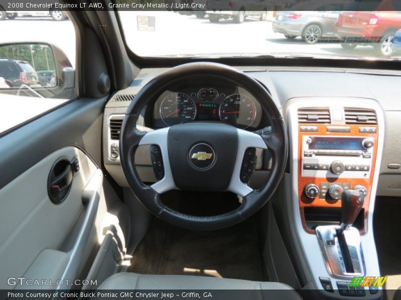 Granite Gray Metallic / Light Gray 2008 Chevrolet Equinox LT AWD