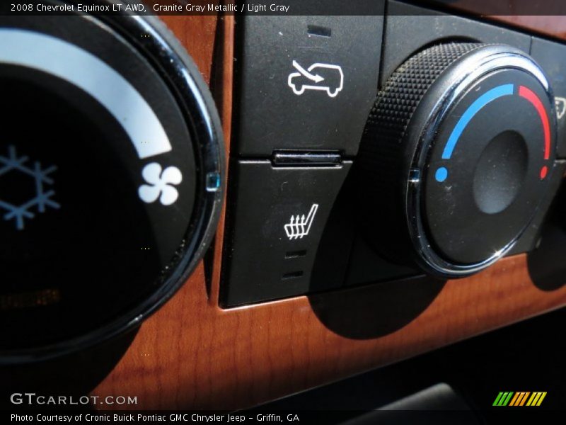Granite Gray Metallic / Light Gray 2008 Chevrolet Equinox LT AWD