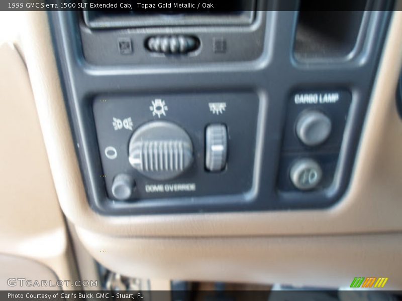 Topaz Gold Metallic / Oak 1999 GMC Sierra 1500 SLT Extended Cab