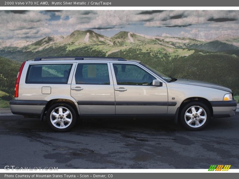 Mystic Silver Metallic / Gray/Taupe 2000 Volvo V70 XC AWD