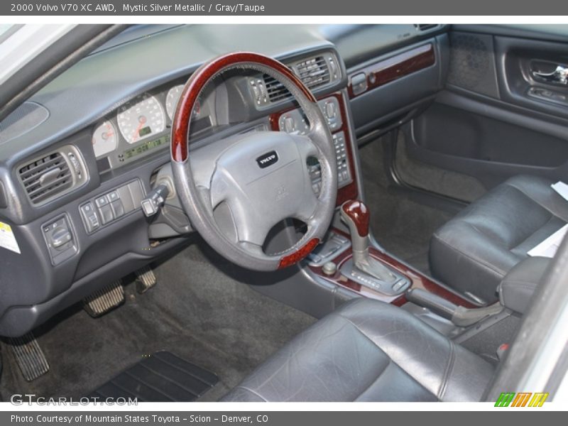 Mystic Silver Metallic / Gray/Taupe 2000 Volvo V70 XC AWD