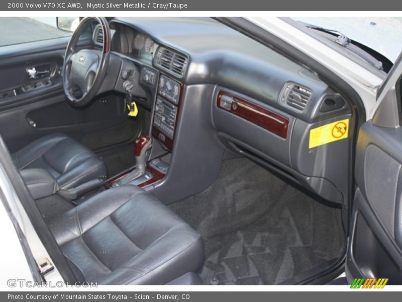 Mystic Silver Metallic / Gray/Taupe 2000 Volvo V70 XC AWD