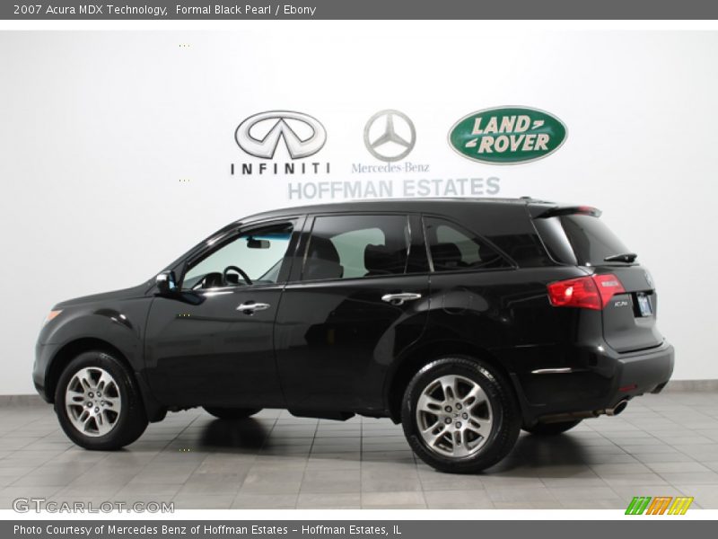 Formal Black Pearl / Ebony 2007 Acura MDX Technology
