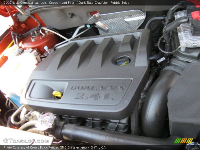 Copperhead Pearl / Dark Slate Gray/Light Pebble Beige 2012 Jeep Compass Latitude