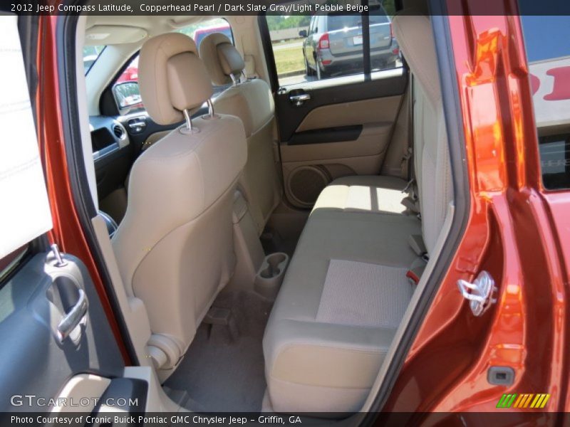 Copperhead Pearl / Dark Slate Gray/Light Pebble Beige 2012 Jeep Compass Latitude