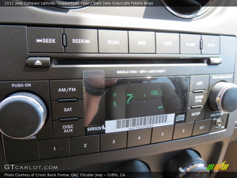 Audio System of 2012 Compass Latitude