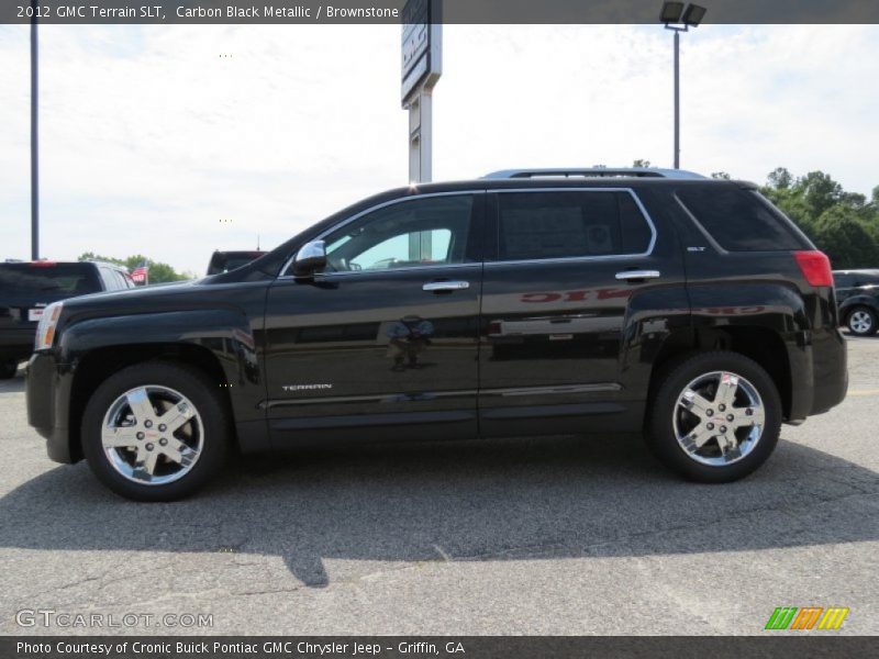 Carbon Black Metallic / Brownstone 2012 GMC Terrain SLT