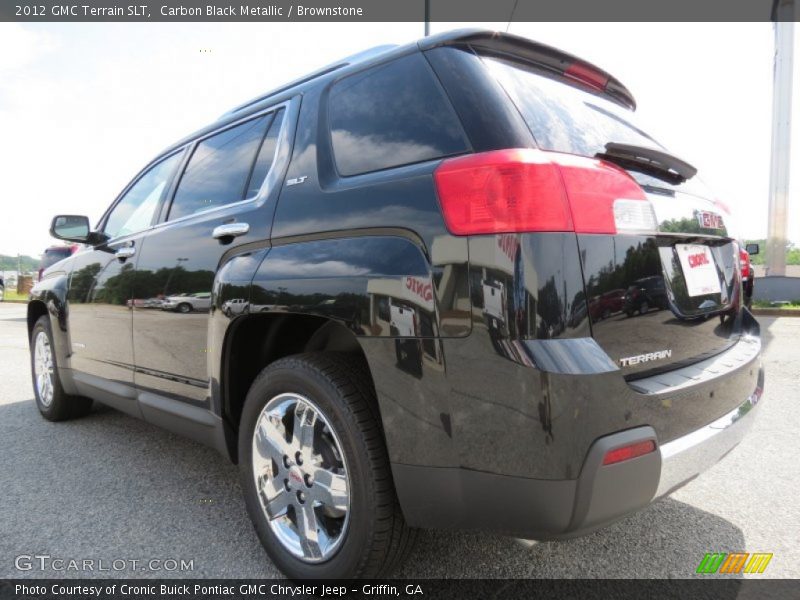 Carbon Black Metallic / Brownstone 2012 GMC Terrain SLT