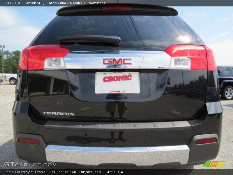 Carbon Black Metallic / Brownstone 2012 GMC Terrain SLT
