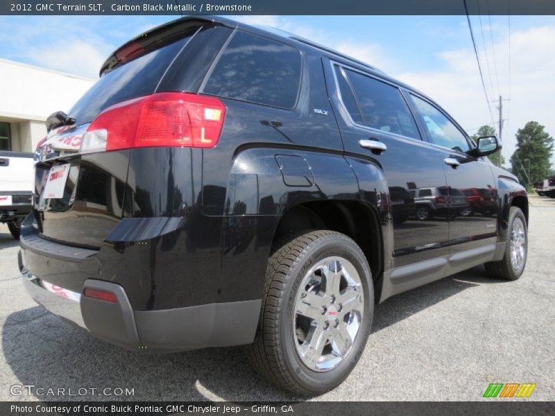Carbon Black Metallic / Brownstone 2012 GMC Terrain SLT