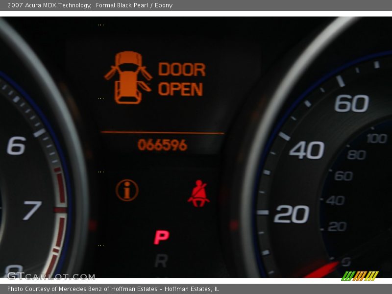 Formal Black Pearl / Ebony 2007 Acura MDX Technology