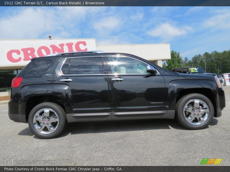 Carbon Black Metallic / Brownstone 2012 GMC Terrain SLT