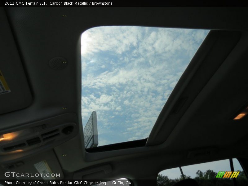 Carbon Black Metallic / Brownstone 2012 GMC Terrain SLT