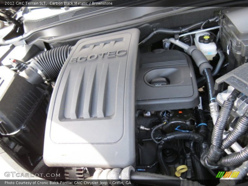 Carbon Black Metallic / Brownstone 2012 GMC Terrain SLT