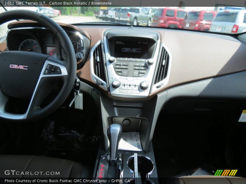 Carbon Black Metallic / Brownstone 2012 GMC Terrain SLT