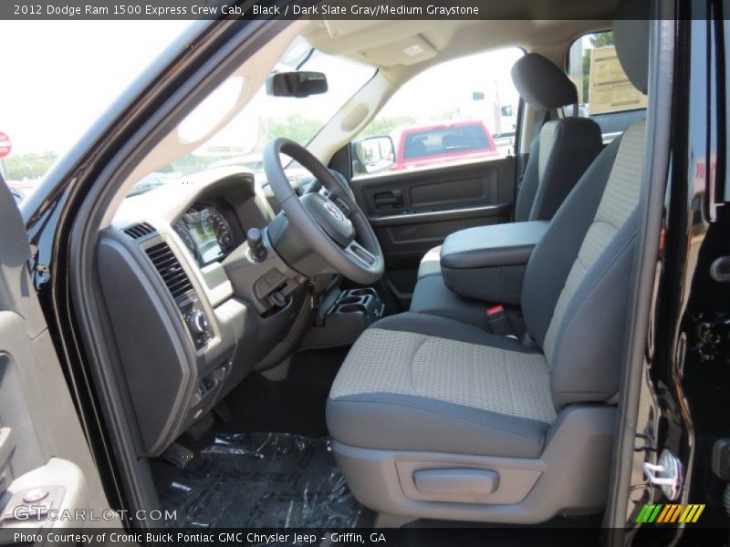 Black / Dark Slate Gray/Medium Graystone 2012 Dodge Ram 1500 Express Crew Cab