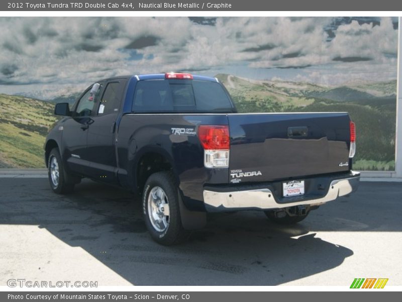 Nautical Blue Metallic / Graphite 2012 Toyota Tundra TRD Double Cab 4x4