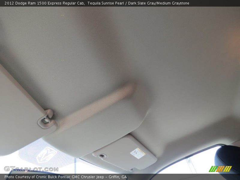 Tequila Sunrise Pearl / Dark Slate Gray/Medium Graystone 2012 Dodge Ram 1500 Express Regular Cab
